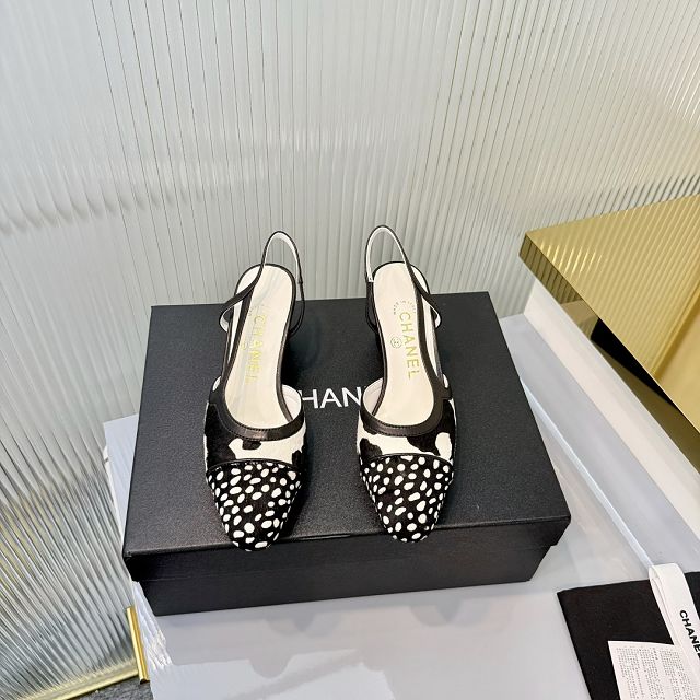 CC original lambskin 65mm slingbacks CH00277