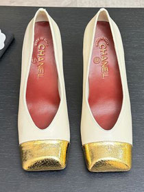 CC original lambskin 90mm pumps CH00282