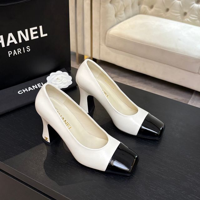 CC original lambskin 90mm pumps CH00285