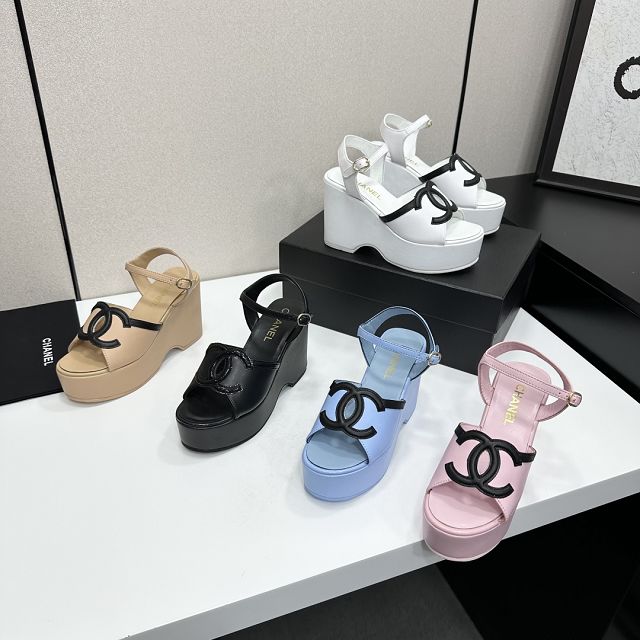 CC original lambskin 99mm sandals CH00257