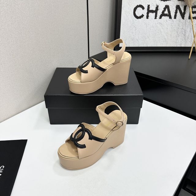 CC original lambskin 99mm sandals CH00257