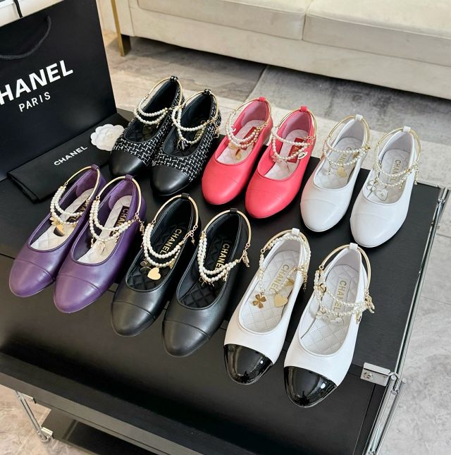 CC original lambskin ballet flats CH00265