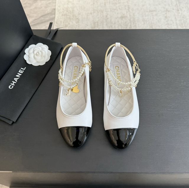 CC original lambskin ballet flats CH00265