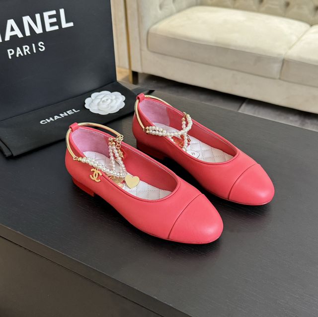 CC original lambskin ballet flats CH00265