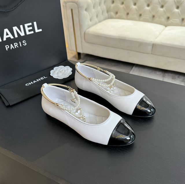 CC original lambskin ballet flats CH00265