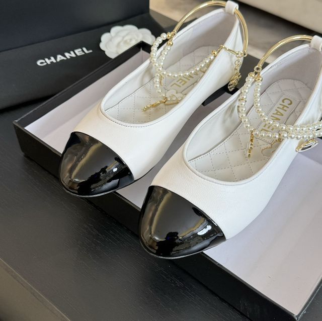 CC original lambskin ballet flats CH00265