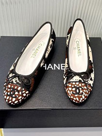 CC original lambskin ballet flats CH00278