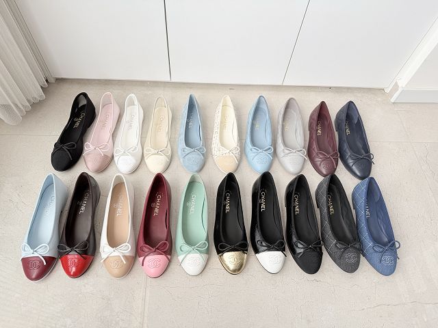 CC original lambskin ballet flats CH00284