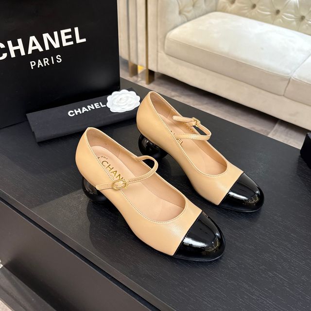 CC original lambskin mary janes CH00256