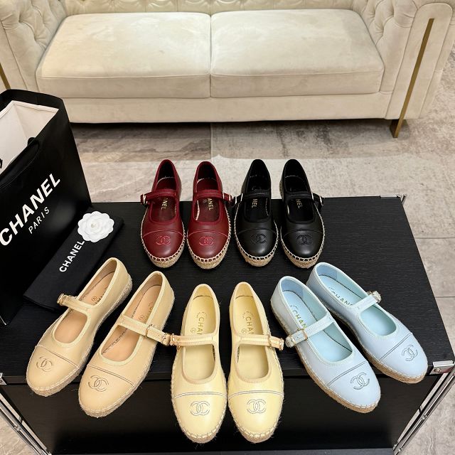 CC original lambskin mary janes CH00266