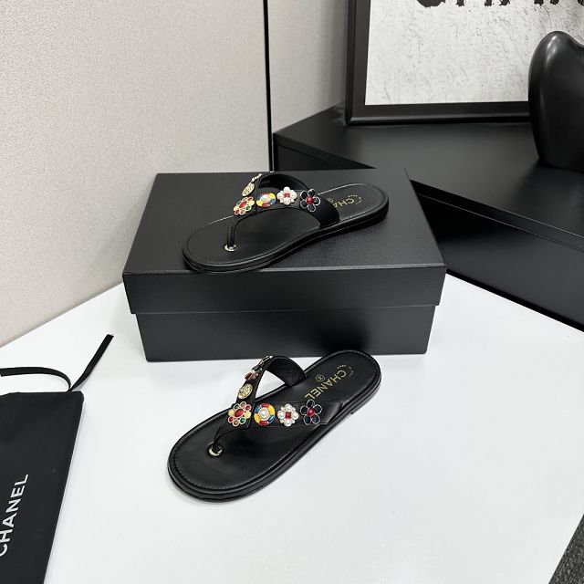 CC original lambskin mules CH00259