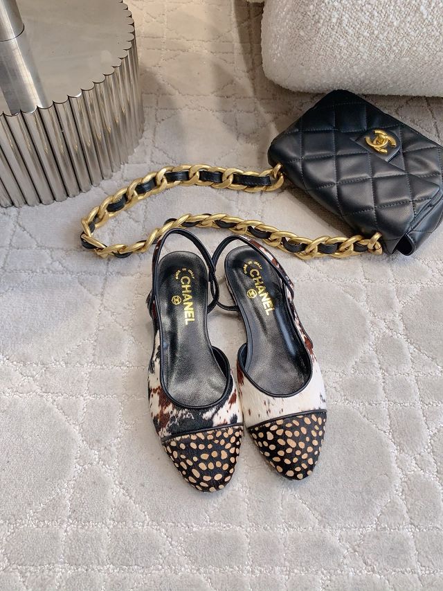 CC original lambskin slingbacks CH00274