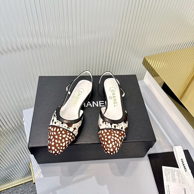 CC original lambskin slingbacks CH00274