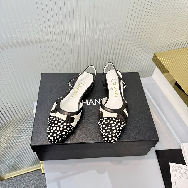 CC original lambskin slingbacks CH00274