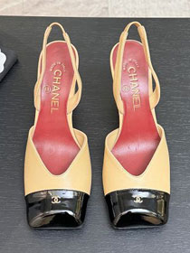 CC original lambskin 90mm slingbacks CH00281