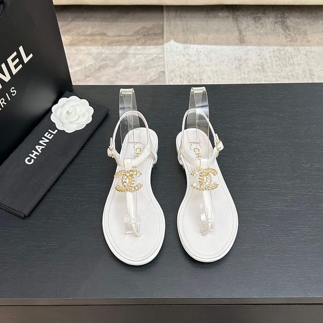 CC original lambskin thongs CH00267