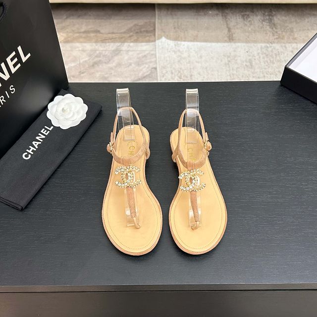 CC original lambskin thongs CH00267