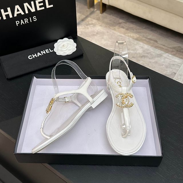 CC original lambskin thongs CH00267