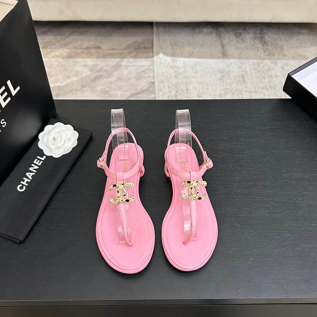 CC original lambskin thongs CH00269