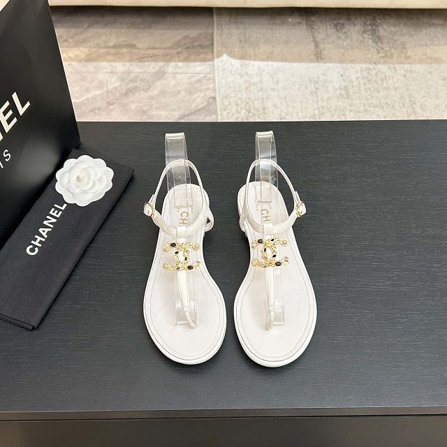 CC original lambskin thongs CH00269