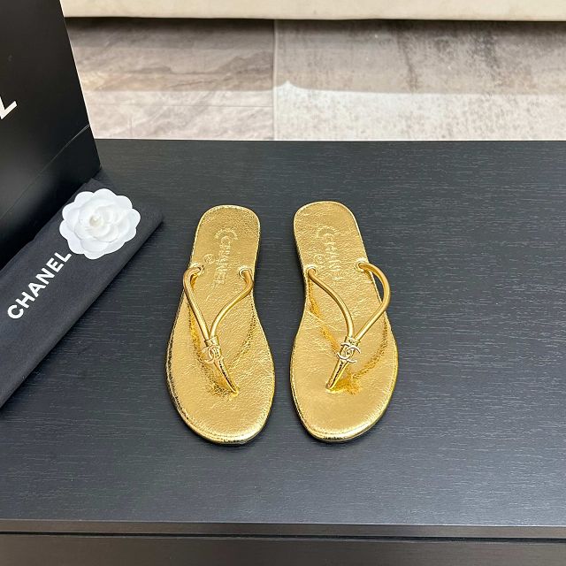 CC original lambskin thongs CH00272