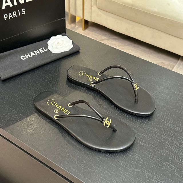 CC original lambskin thongs CH00272