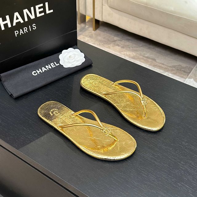 CC original lambskin thongs CH00272