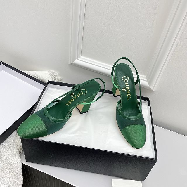 CC original mesh 95mm slingbacks CH00290