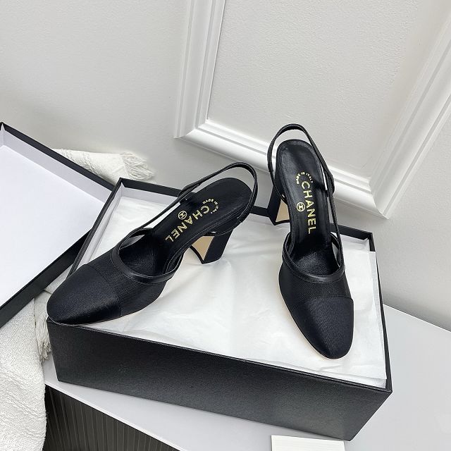 CC original mesh 95mm slingbacks CH00290