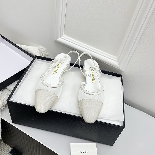 CC original mesh slingbacks CH00292