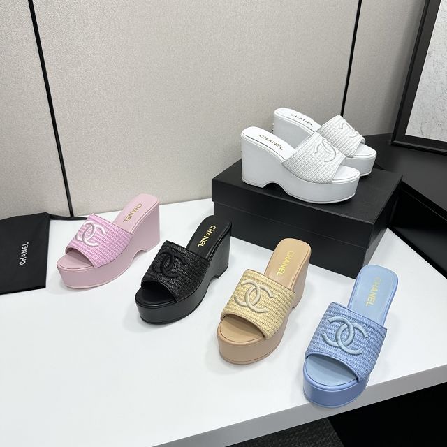 CC original raffia 99mm sandals CH00258