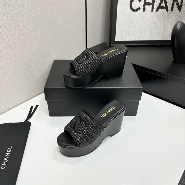 CC original raffia 99mm sandals CH00258