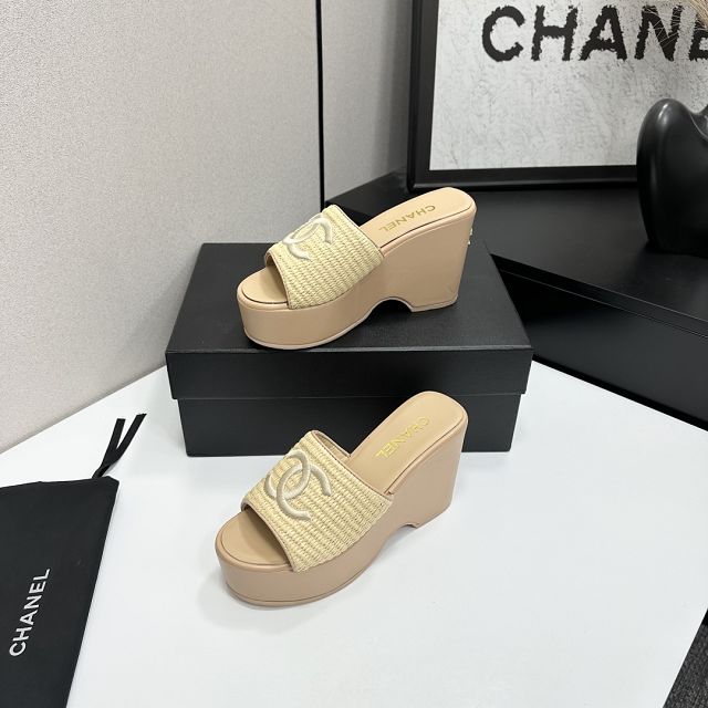 CC original raffia 99mm sandals CH00258