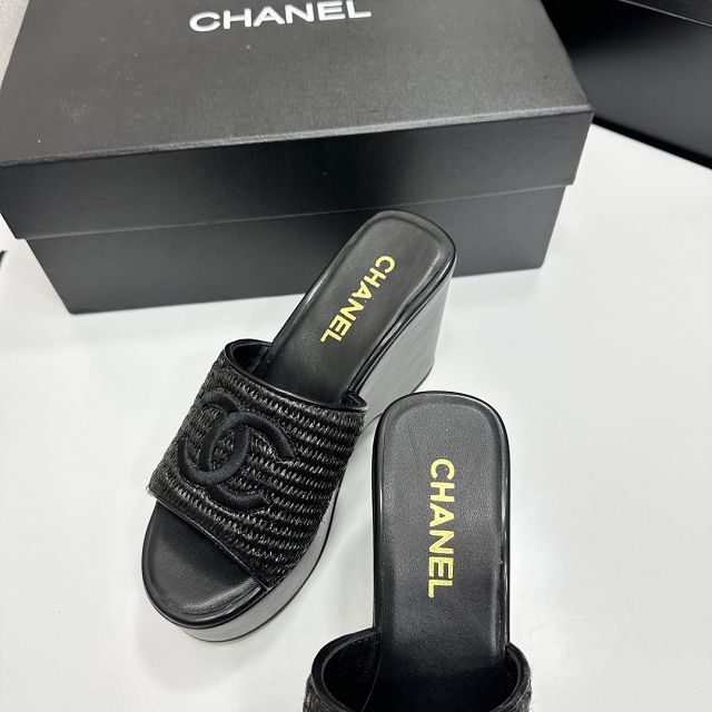 CC original raffia 99mm sandals CH00258