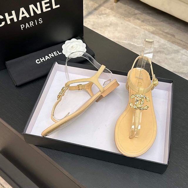 CC original suede calfskin thongs CH00268