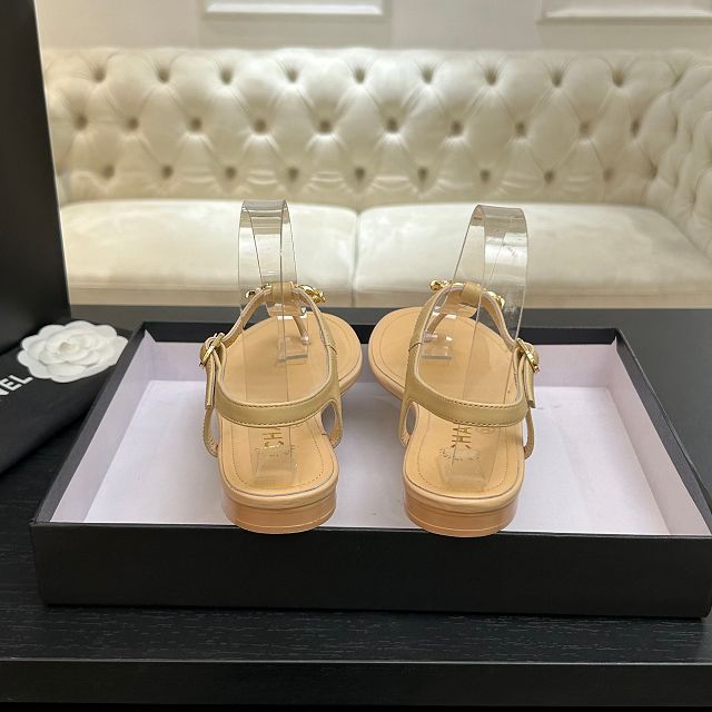 CC original suede calfskin thongs CH00268