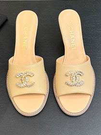 CC original calfskin 100mm sandals CH00338