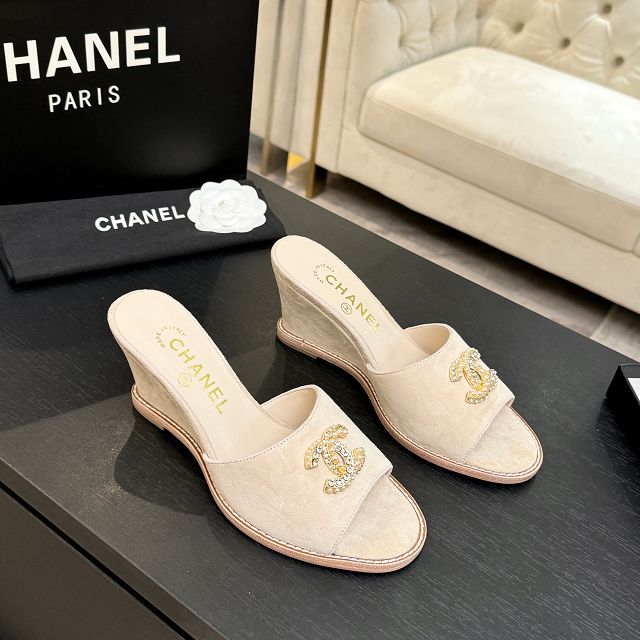 CC original calfskin 100mm sandals CH00338