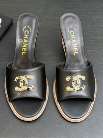 CC original calfskin 100mm sandals CH00339