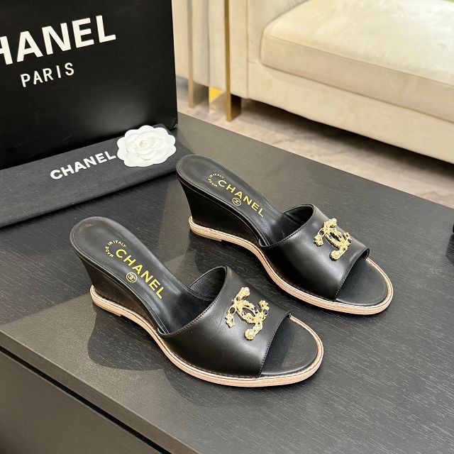 CC original calfskin 100mm sandals CH00339
