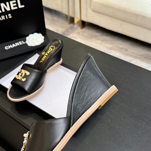 CC original calfskin 100mm sandals CH00339