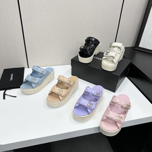 CC original calfskin 70mm sandals CH00312