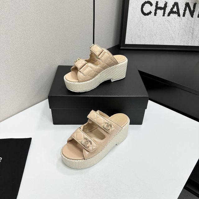 CC original calfskin 70mm sandals CH00312