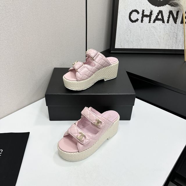 CC original calfskin 70mm sandals CH00312