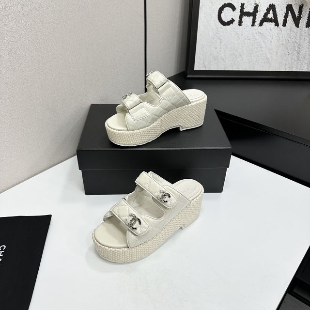 CC original calfskin 70mm sandals CH00312