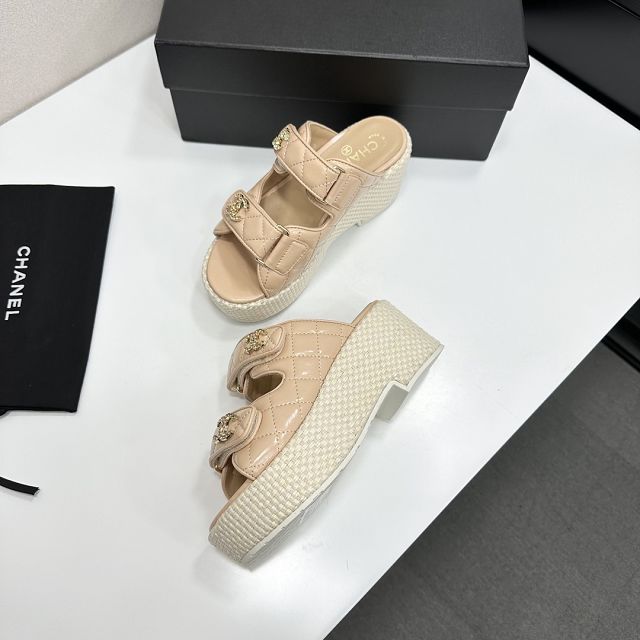 CC original calfskin 70mm sandals CH00312