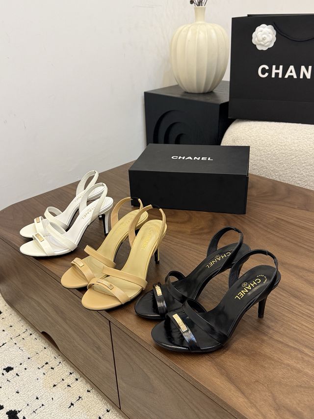 CC original calfskin 90mm sandals CH00303