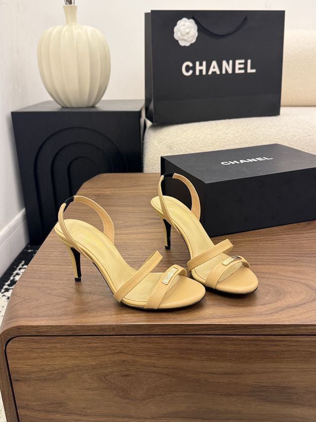 CC original calfskin 90mm sandals CH00303