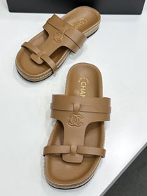 CC original calfskin mules CH00313