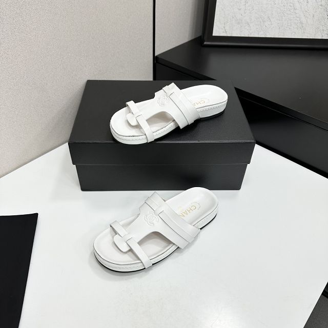 CC original calfskin mules CH00313